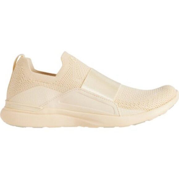NWT APL SZ 7.5 Women's TechLoom® Bliss Running Shoes - Slip-Ons Metallic Vanilla - Picture 4 of 9